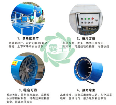 高效除尘利器 雾炮机产品细节全面解析